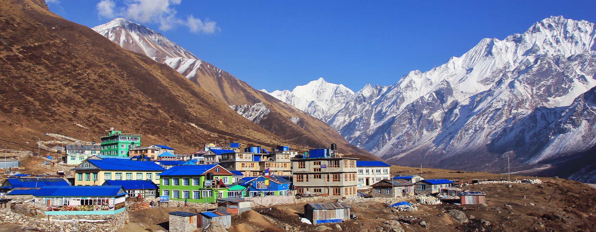 Langtang's towering peaks and pristine landscapes